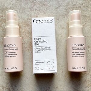 Onomie Radical Setting Mist &‎ Bright Concealing Elixir